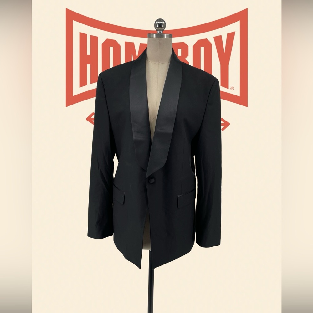 Ron Tomson Classic Black Tuxedo Jacket
